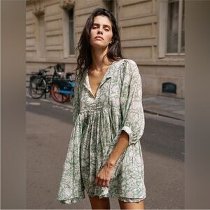 Daughters of India Kyra Mini Dress in Jade